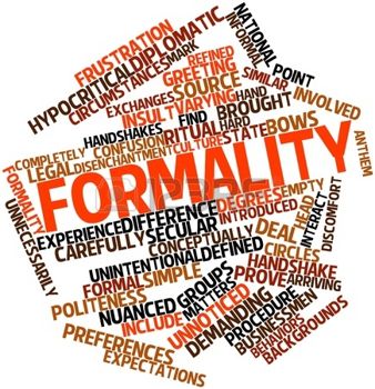 formality